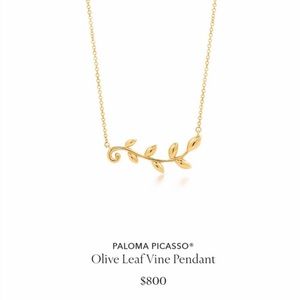 Tiffany & Co. Olive Leaf 18k Necklace